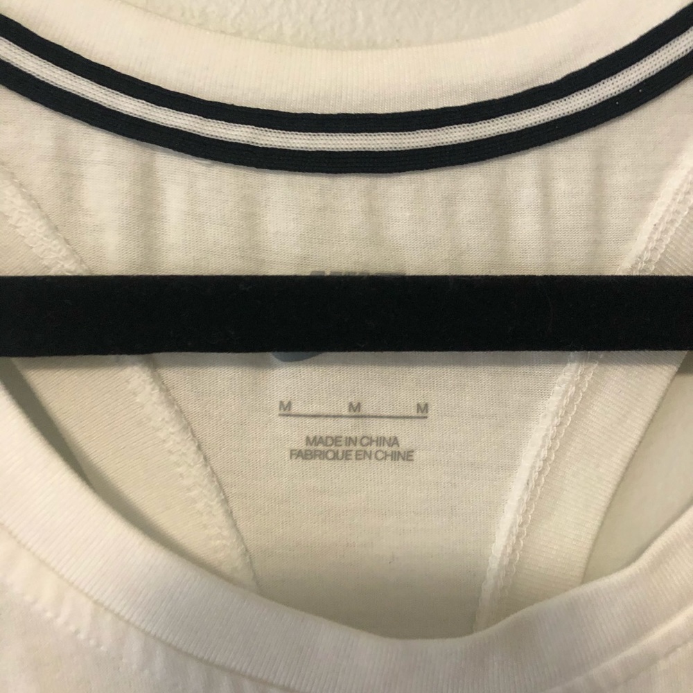 White Nike tank top